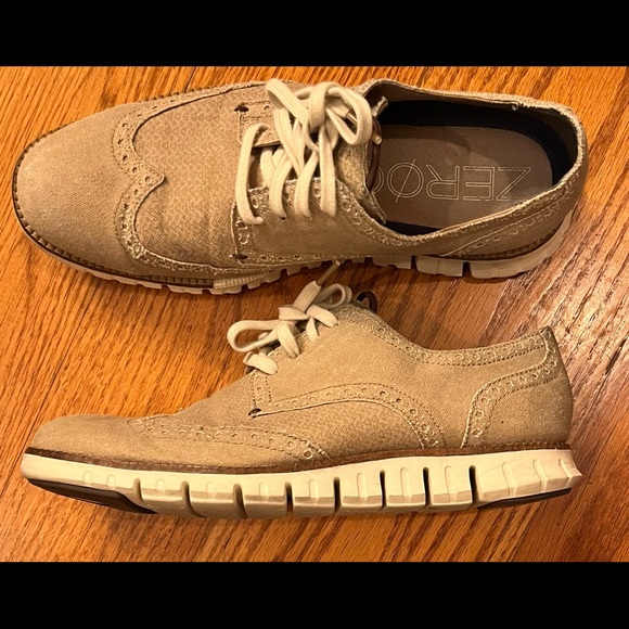 Cole Haan Other - Cole Haan Canvas Wingtip, Tan